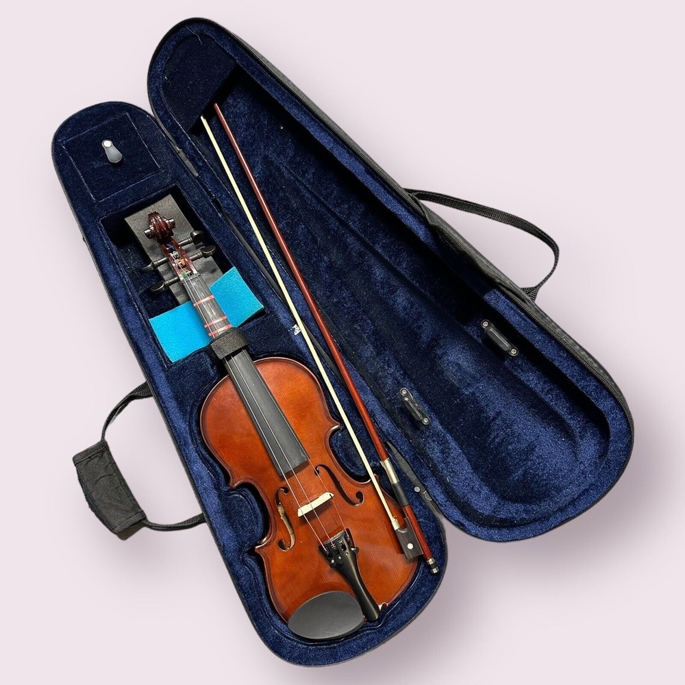 Palatino Violin VN 450-1/2 Handcrafted Wooden Made in China w/ Case